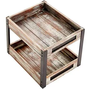 Chic 2 Tier Desktop Organizer for Home and Office