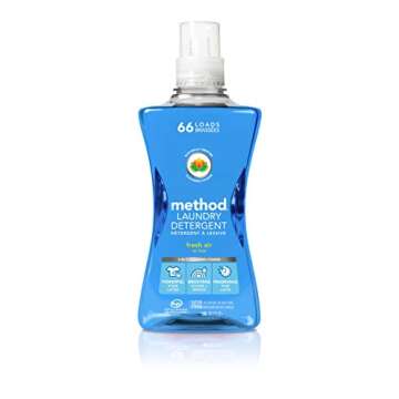 Method Liquid Laundry Detergent - Fresh Air, Biodegradable & Plant-Based, 66 Loads (4 Pack)