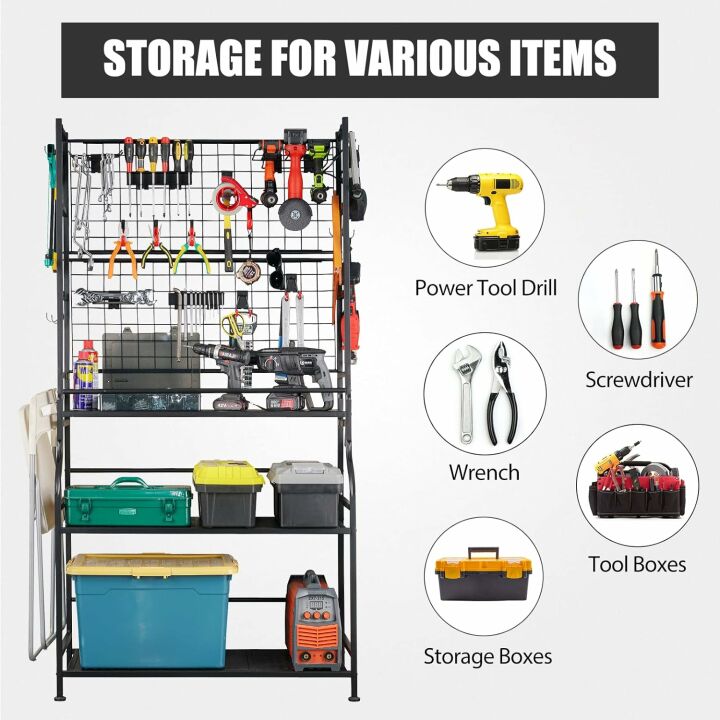 Alloy Steel Tool Storage Organizer for Garage