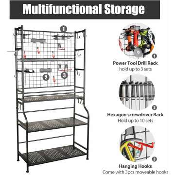 Alloy Steel Tool Storage Organizer for Garage