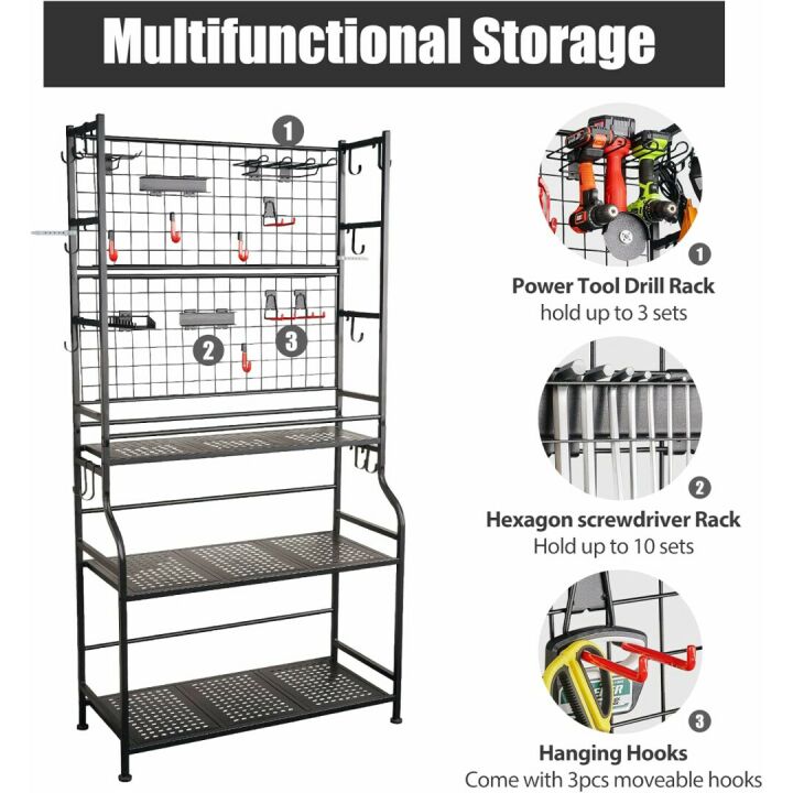 Alloy Steel Tool Storage Organizer for Garage