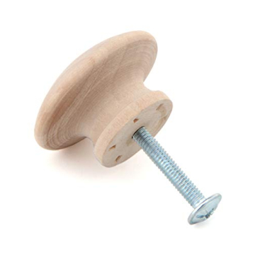 Silverline Wood Drawer Knobs for Stylish Furniture Upgrade