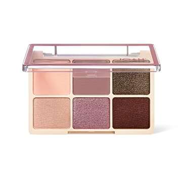 JOAH Eyeshadow Palette, Escapades Eye Makeup, 6 Shades, Richly Pigmented, Long Lasting Powder Shadow...