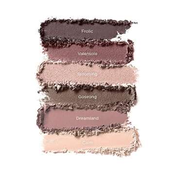 JOAH Eyeshadow Palette, Escapades Eye Makeup, 6 Shades, Richly Pigmented, Long Lasting Powder Shadow in Matte & Shimmer Finishes, Korean Beauty Palettes, Lavender Fields