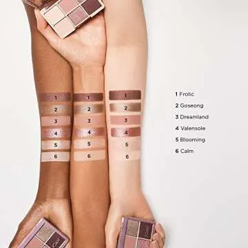 JOAH Eyeshadow Palette, Escapades Eye Makeup, 6 Shades, Richly Pigmented, Long Lasting Powder Shadow in Matte & Shimmer Finishes, Korean Beauty Palettes, Lavender Fields