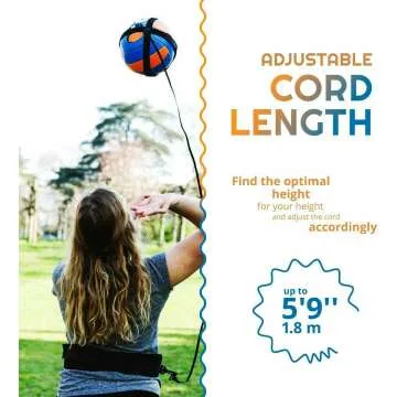 Puredrop Volleyball Solo Training Aid - Adjustable Features