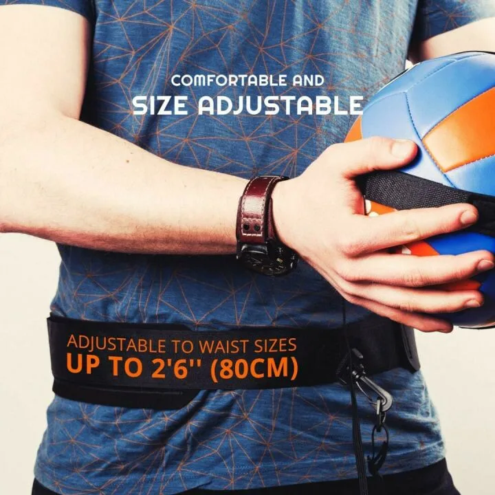 Puredrop Volleyball Solo Training Aid - Adjustable Features