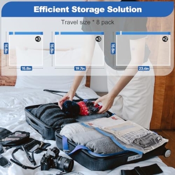 VMstr Travel Vacuum Storage Bags with Electric Pump