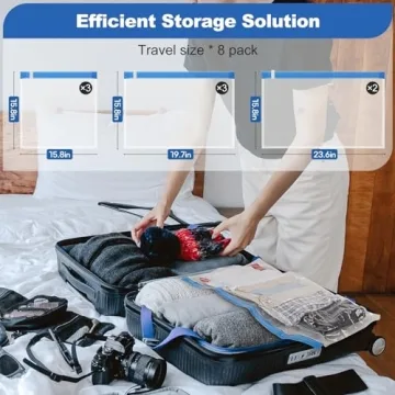 VMstr Travel Vacuum Storage Bags with Electric Pump