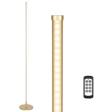 EDISHINE LED Corner Floor Lamp - Chic Dimmable Light Set of 2