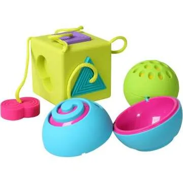 Fat Brain Oombee Bundle - BPA-Free Baby Toy Set