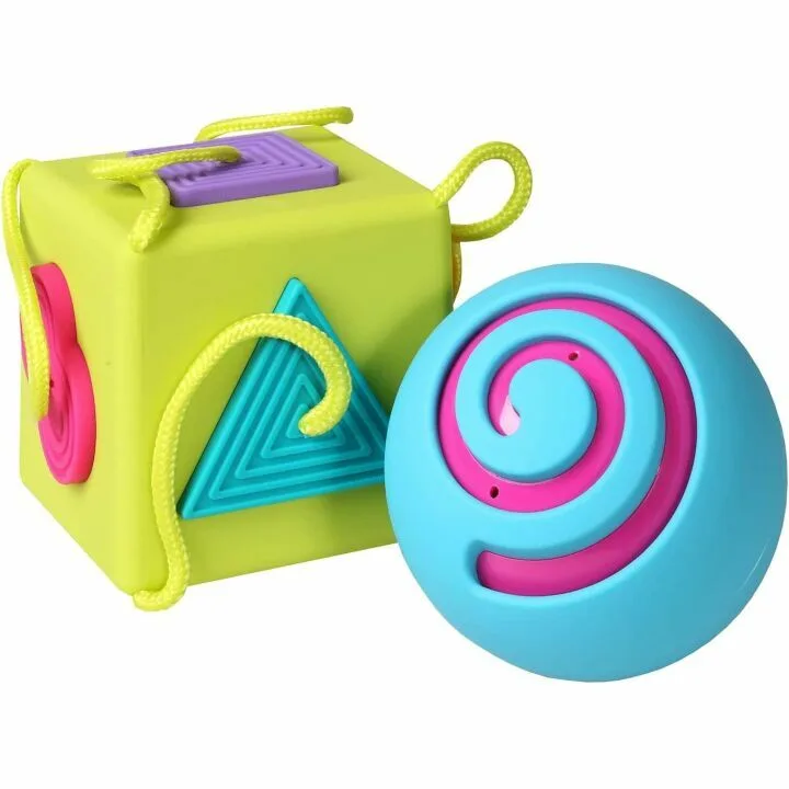 Fat Brain Oombee Bundle - BPA-Free Baby Toy Set