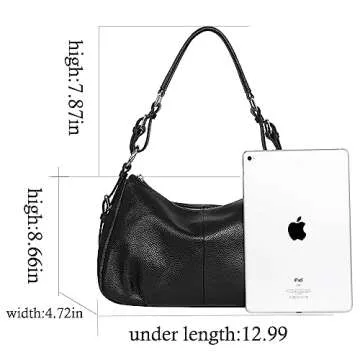 HESHE Leather Handbags for Stylish Women - Versatile & Functional