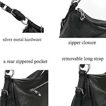 HESHE Leather Handbags for Stylish Women - Versatile & Functional