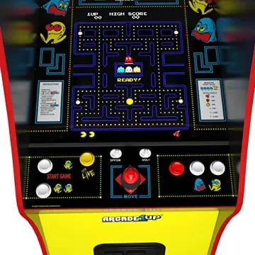 Arcade1Up PAC-Man Deluxe Arcade Machine - 14 Games - Home Fun