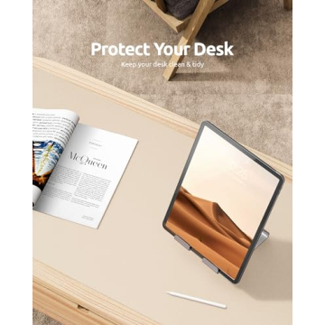 YSAGi Leather Desk Pad Protector - Large Waterproof Mat