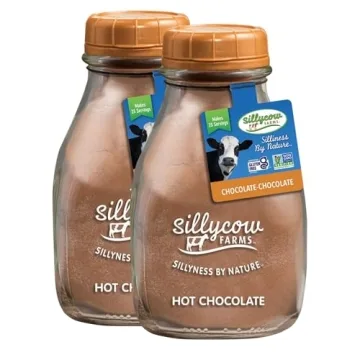 Sillycow Farms Hot Chocolate Mix Flavor | Gluten Free & Non GMO, All Pure Ingredients for Healthier ...