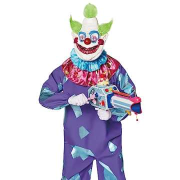 Spirit Halloween Killer Klowns from Outer Space Popcorn Bazooka Prop | Officially Licensed | Killer Klowns Collectible | Clown Costume Accessory | LED Light Up Bazooka Multicolored