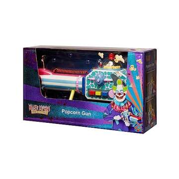 Spirit Halloween Killer Klowns from Outer Space Popcorn Bazooka Prop | Officially Licensed | Killer Klowns Collectible | Clown Costume Accessory | LED Light Up Bazooka Multicolored