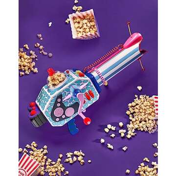 Spirit Halloween Killer Klowns from Outer Space Popcorn Bazooka Prop | Officially Licensed | Killer Klowns Collectible | Clown Costume Accessory | LED Light Up Bazooka Multicolored