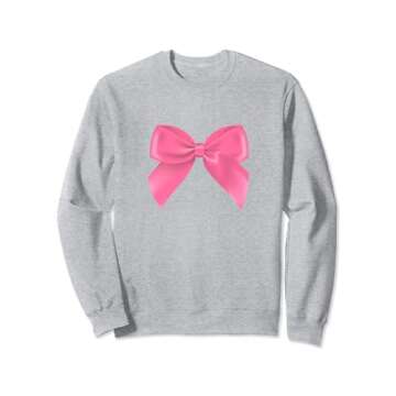 Bow Babe Sweatshirt perfect for stylish girls 2-12