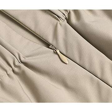 Renashed 45pcs Nylon Invisible Zippers in Beige for Crafting