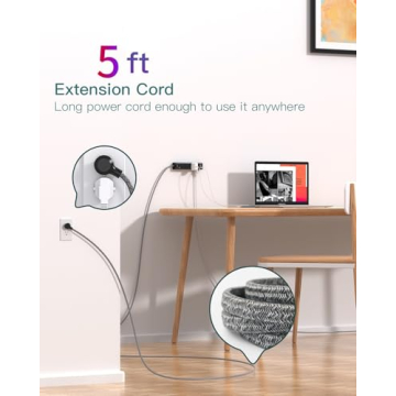 Surge Protector Power Strip with USB Ports for All Needs