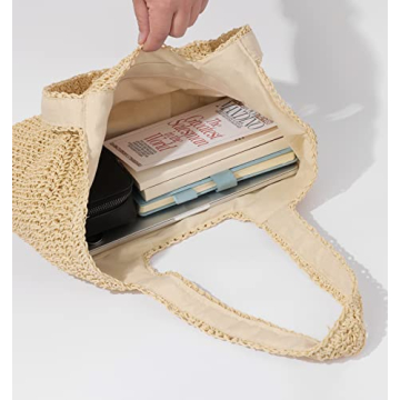 GOLDTIMO Stylish Large Beach Bag for Summer Vacations