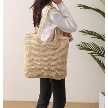 GOLDTIMO Stylish Large Beach Bag for Summer Vacations