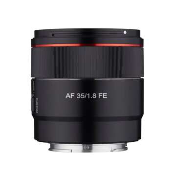 Rokinon AF 35mm F1.8 Auto Focus Full Frame Lens for Sony E
