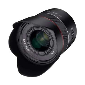 Rokinon AF 35mm F1.8 Auto Focus Full Frame Lens for Sony E