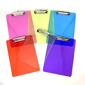 Adorox Colorful Clipboards Set - Perfect for Schools and Arts