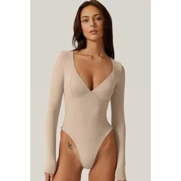 Stylish QINSEN Bodysuit for Women - Versatile & Comfortable