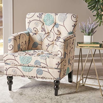 Christopher Knight Home Harrison Club Chair in Floral Design
