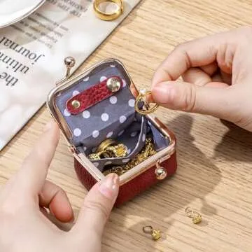 Portable Vintage Inspired Leather Jewelry Box for Women