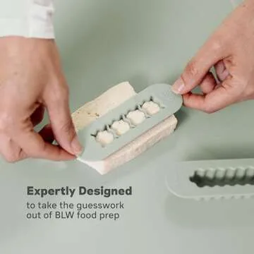 ezpz Baby Led Weaning Food Cutters for Infants 6-9 Months