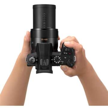 Panasonic LUMIX FZ1000 II 20.1MP Digital Camera, 16x 25-400mm LEICA DC Lens, 4K Video, Optical Image Stabilizer and 3.0-inch Display – Point and Shoot Camera - DC-FZ1000M2 (Black)