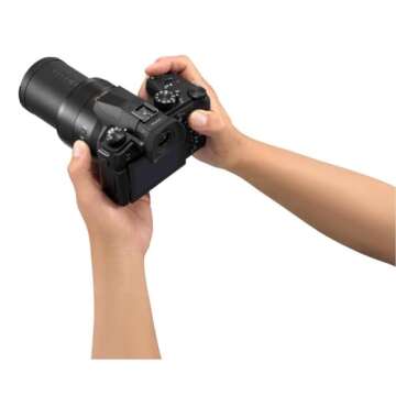 Panasonic LUMIX FZ1000 II 20.1MP Digital Camera, 16x 25-400mm LEICA DC Lens, 4K Video, Optical Image Stabilizer and 3.0-inch Display – Point and Shoot Camera - DC-FZ1000M2 (Black)