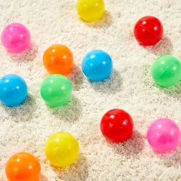 Amazon Basics Colorful Crush-Proof Ball Pit Balls for Kids