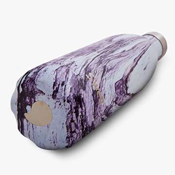 S'well Stainless Steel Water Bottle - 25 Fl Oz - Lily Wood - Triple-Layered Vacuum-Insulated Containers Keeps Drinks Cold for 54 Hours and Hot for 26 - with No Condensation - BPA Free Water Bottle