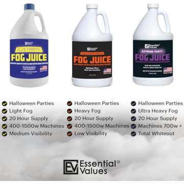 Extreme High Density Fog Machine Fluid, 1 Gallon