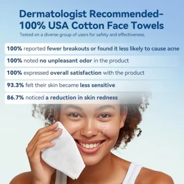 Winner Face Towels XL, 100% USA Cotton Disposable Towels