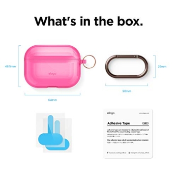 elago Clear AirPods Pro Case - Stylish Shockproof Protection