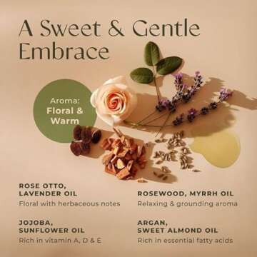 Gya Labs Destressing Massage Oil for Sore Muscles 6.76 Fl Oz