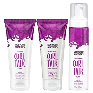 Not Your Mother's Curl Talk Frizz Control Trio - Ultimate Curl Care Set (3-Pack) for All Curly Hair ...
