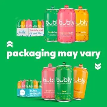 bubly Sparkling Water Variety Pack Zero Sugar Calories