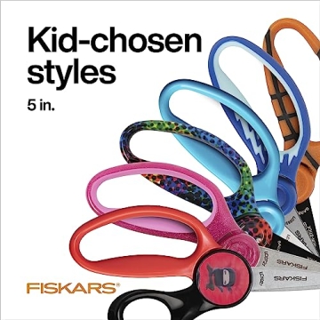 Fiskars 5" Kids Scissors with Non-Stick Blades - 3-Pack