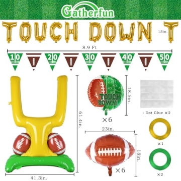 Football Party Supplies Kit for Fun Celebrations