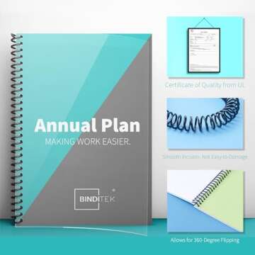 Binditek Spiral Binding Coils - Durable and Versatile Solution