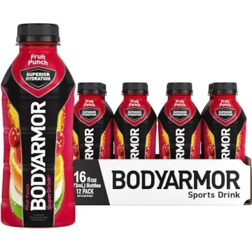BODYARMOR Sports Drink Sports Beverage, Fruit Punch, Natural Flavors With Vitamins, Potassium-Packed...